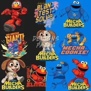10 Cartoon Designs Bundle PNG