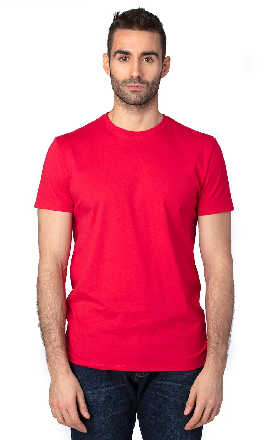 100A • Unisex Ultimate CVC Short-Sleeve Tee