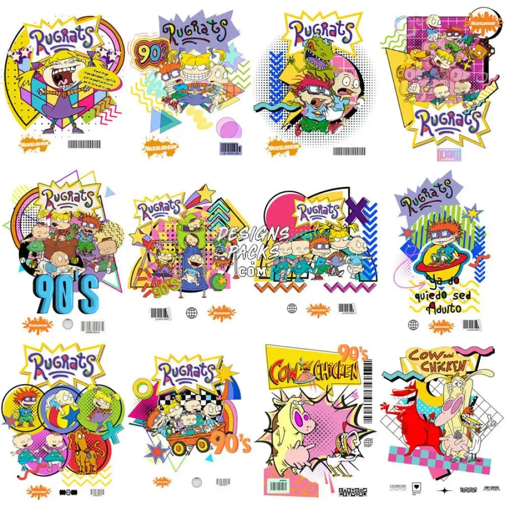 29 Cartoons Mixed Designs Bundle PNG