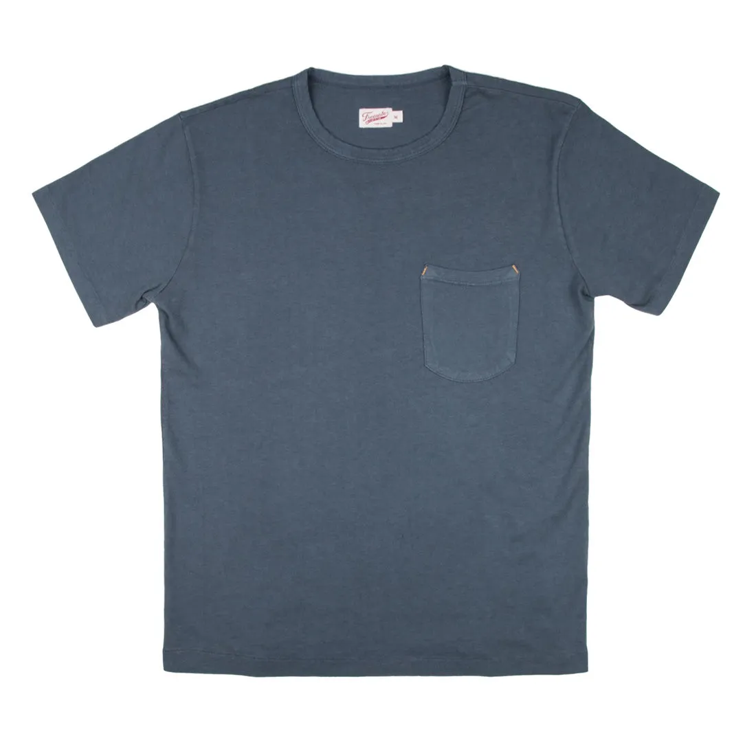 9oz Pocket T-Shirt | Faded Blue