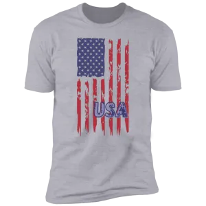 American Flag Men's Premium Short Sleeve T-Shirt