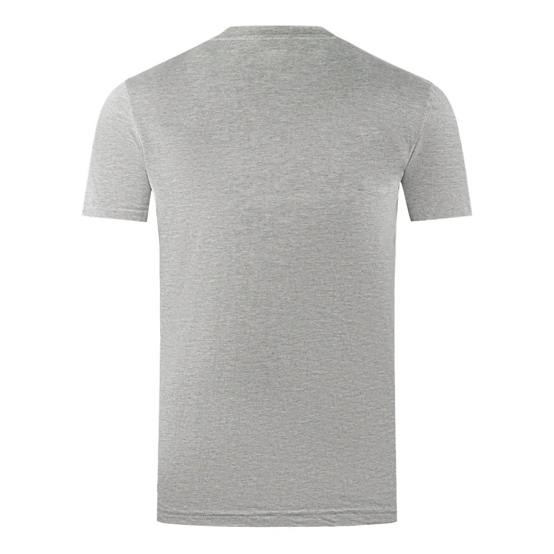 Aquascutum London Aldis Brand Logo Grey T-Shirt