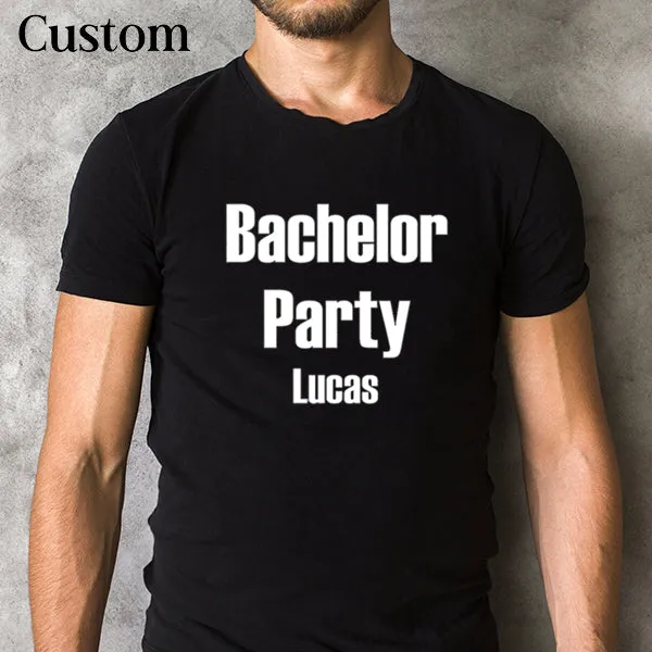 Bachelor Party Groom and Groomsmen T-Shirts, Crewneck