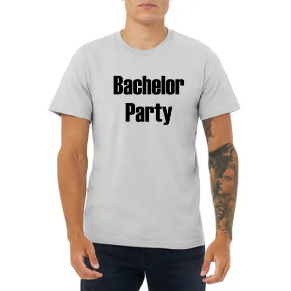 Bachelor Party Groom and Groomsmen T-Shirts, Crewneck