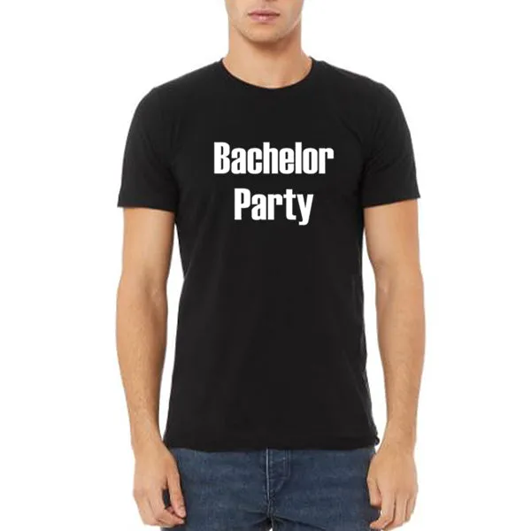 Bachelor Party Groom and Groomsmen T-Shirts, Crewneck