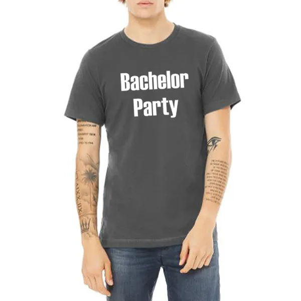 Bachelor Party Groom and Groomsmen T-Shirts, Crewneck