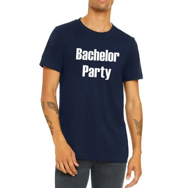 Bachelor Party Groom and Groomsmen T-Shirts, Crewneck