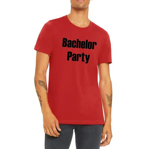 Bachelor Party Groom and Groomsmen T-Shirts, Crewneck