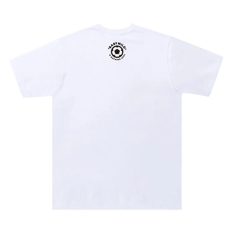 BAPE Baby Milo Soccer Tee 'White', white