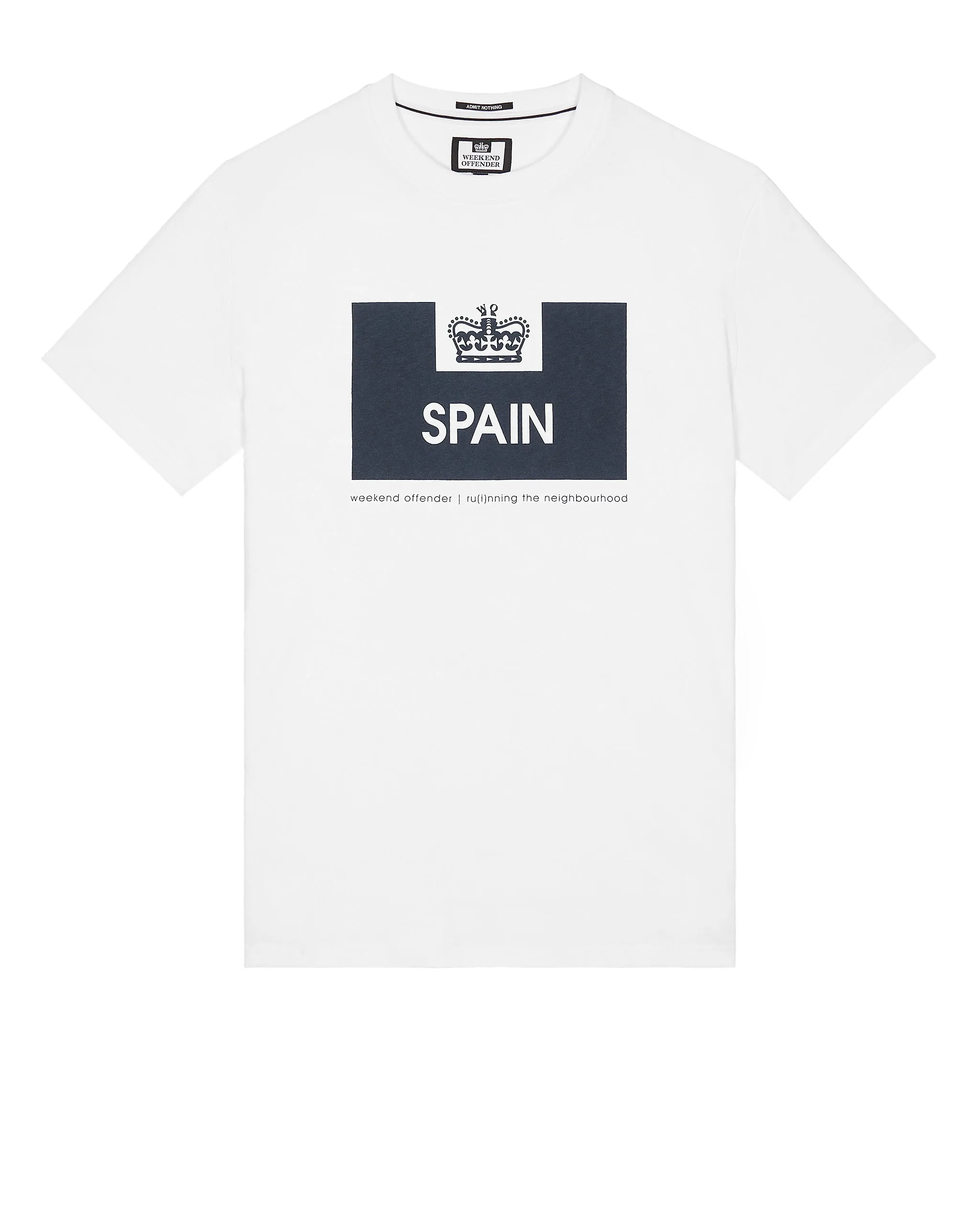 Country Series Spain T-Shirt White/Navy