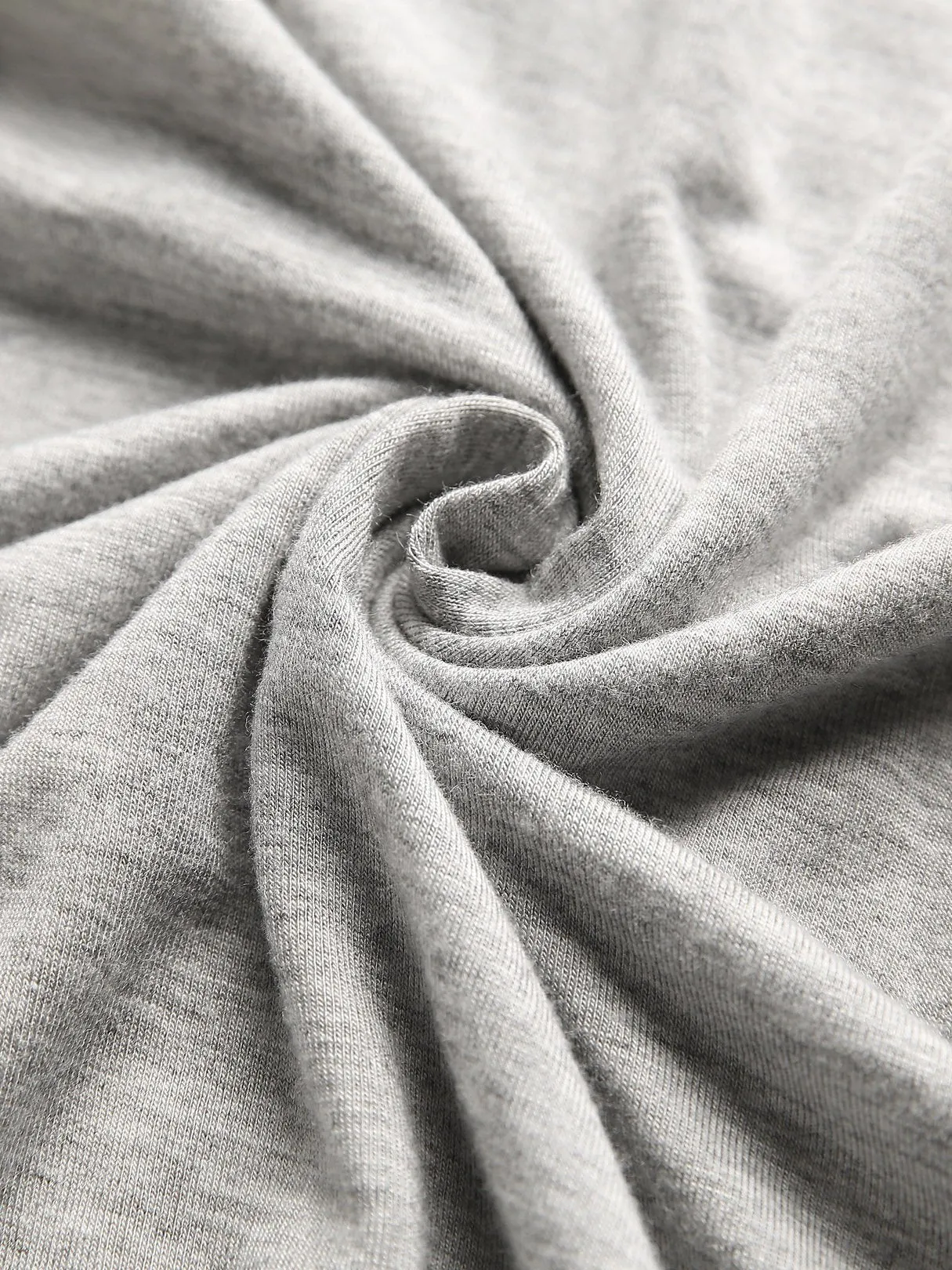 Custom V-Neck Short Sleeve Light Grey T-Shirts