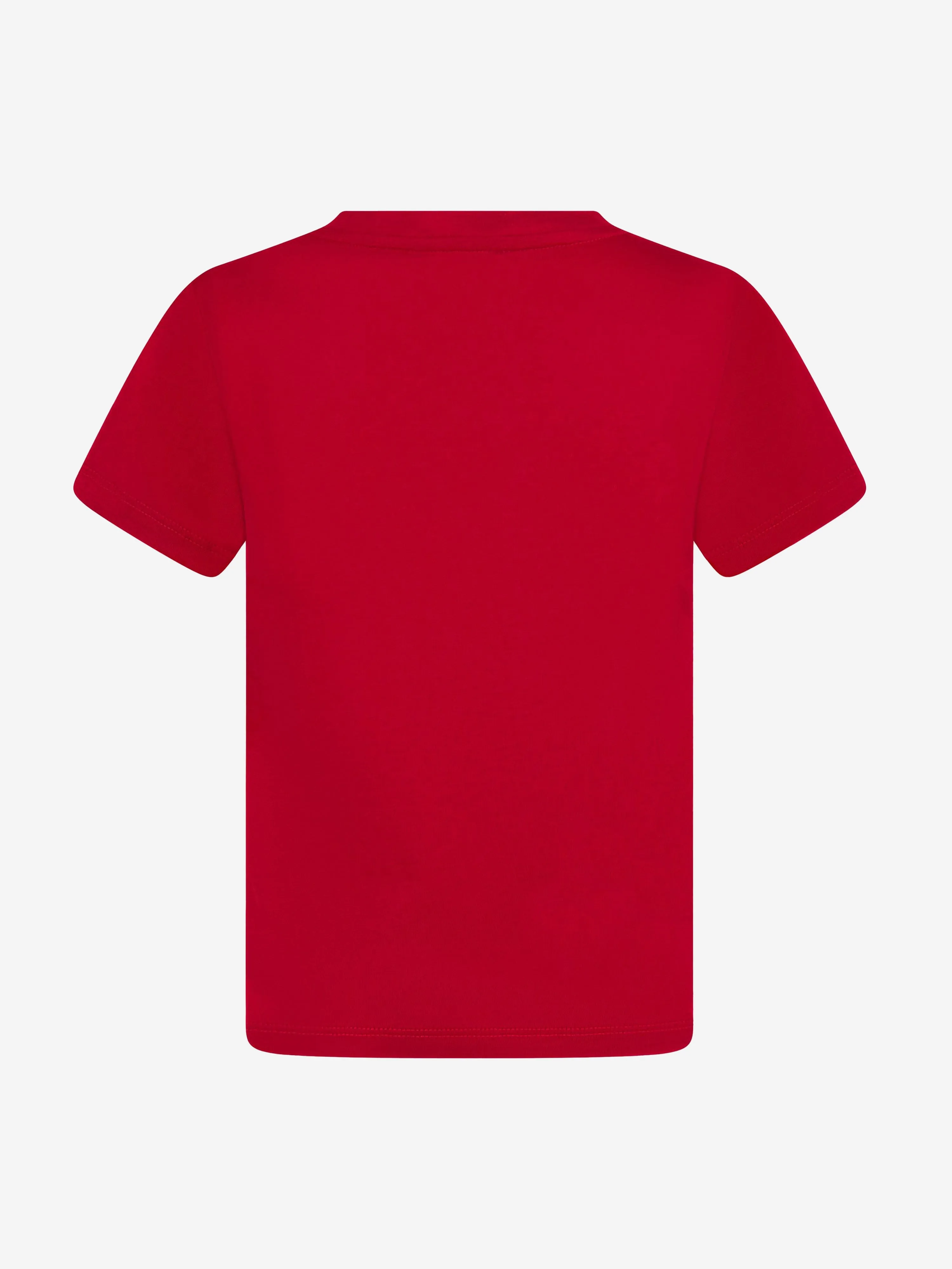 Emporio Armani Boys Logo T-Shirt in Red
