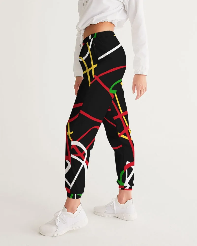Guyanese Swag Ice Gold Green Women's Track Pants