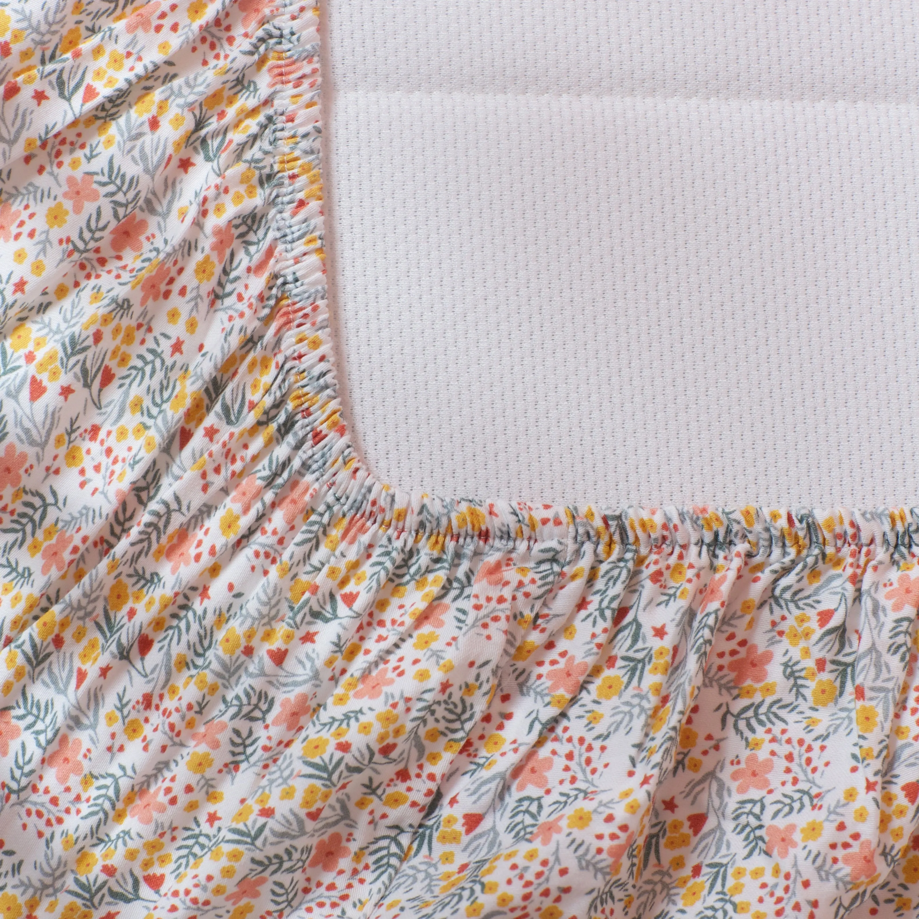 Hero Cotton Cot Sheets - Little Flower - 2 Pack