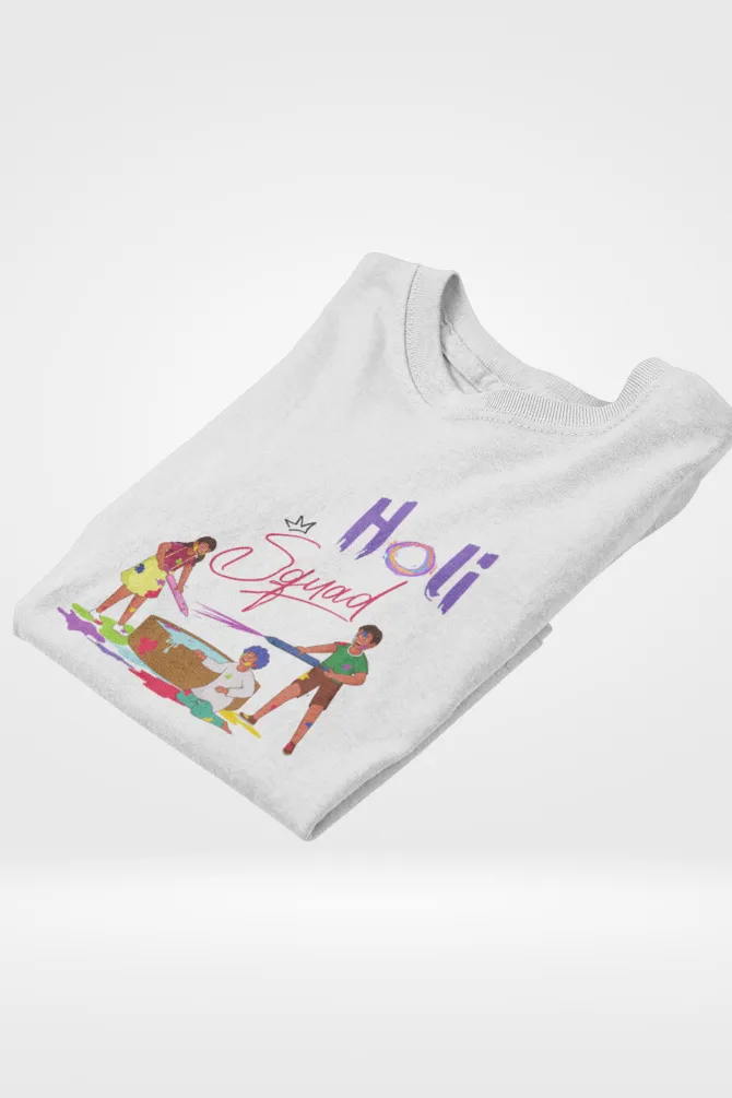 Holi Squad T-shirt for men