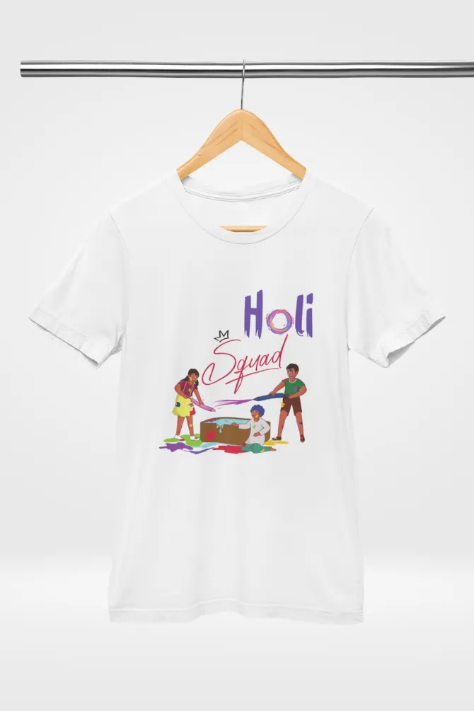 Holi Squad T-shirt for men