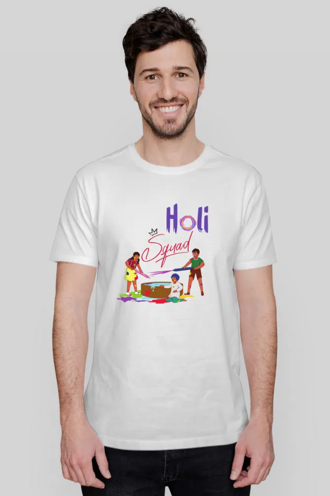 Holi Squad T-shirt for men