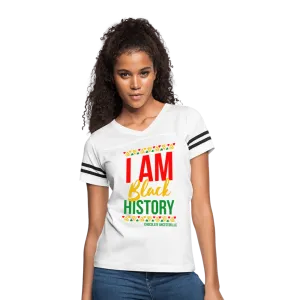 I Am Black History Women’s Vintage Sport T-Shirt