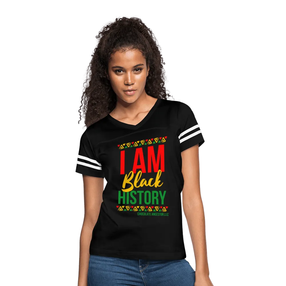 I Am Black History Women’s Vintage Sport T-Shirt