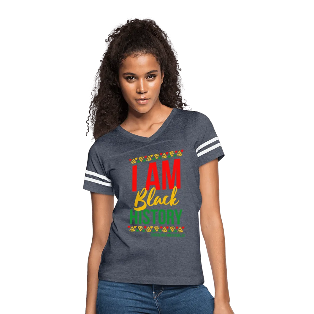 I Am Black History Women’s Vintage Sport T-Shirt