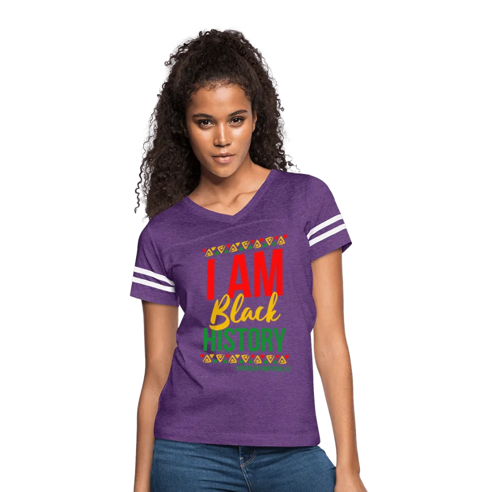 I Am Black History Women’s Vintage Sport T-Shirt