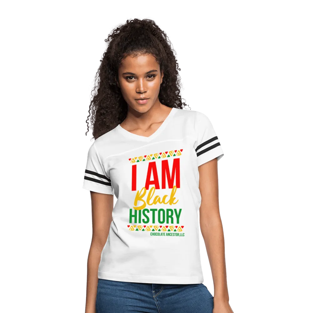 I Am Black History Women’s Vintage Sport T-Shirt
