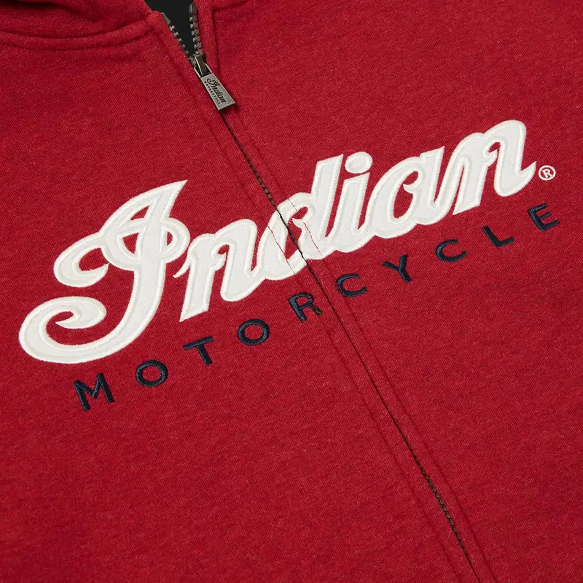 Indian Motorcycle Mens USA Flag Hoodie Red