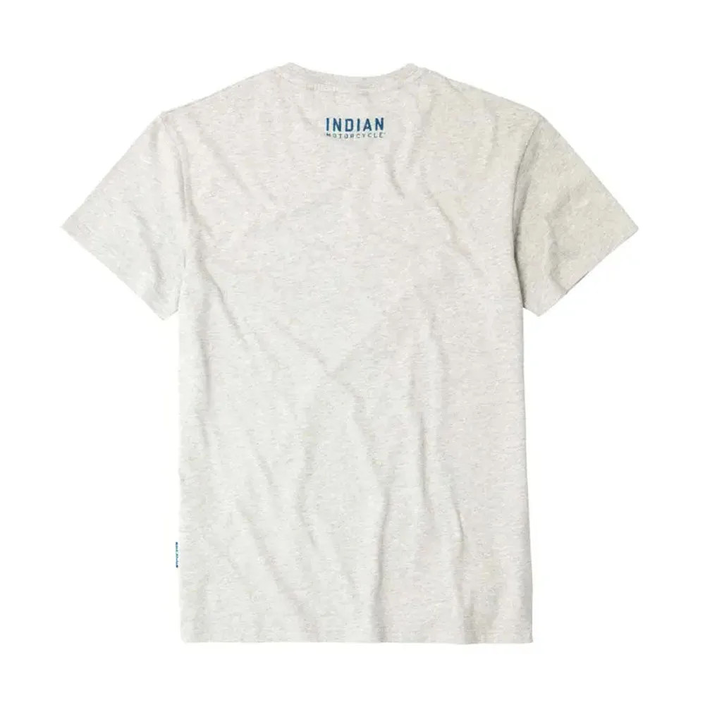 Indian Motorcycle  Polaris Mens Indian Sign T-Shirt Tee Soft Lightweight Comfortable Grey