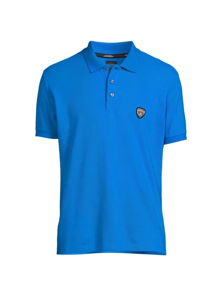 Lamborghini Solid Polo, Blue