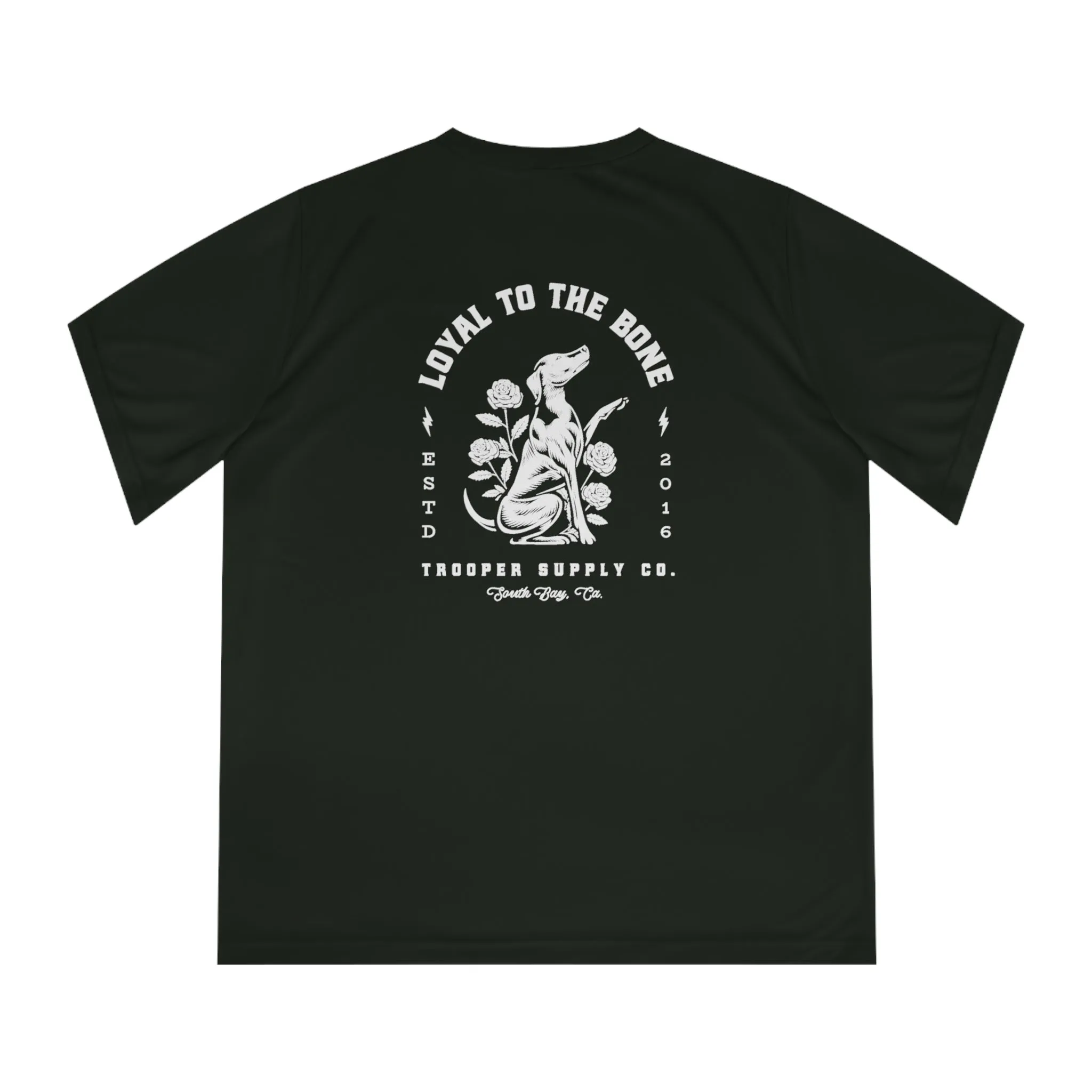 Loyal To The Bone - Women's Performance V-Neck Gym Workout T-Shirt