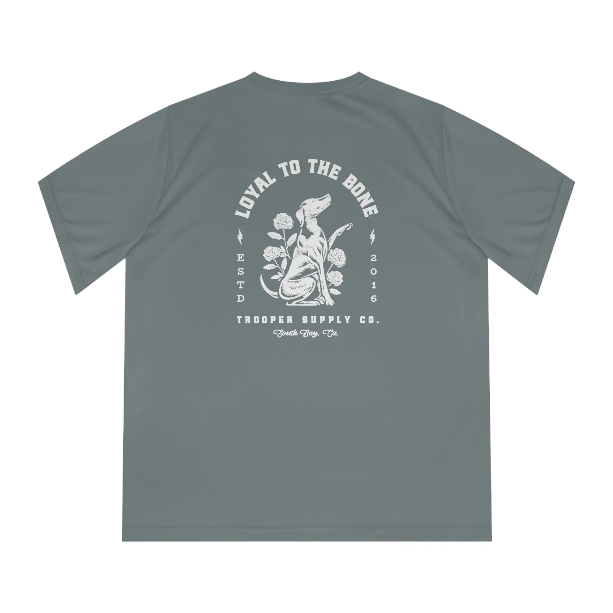 Loyal To The Bone - Women's Performance V-Neck Gym Workout T-Shirt