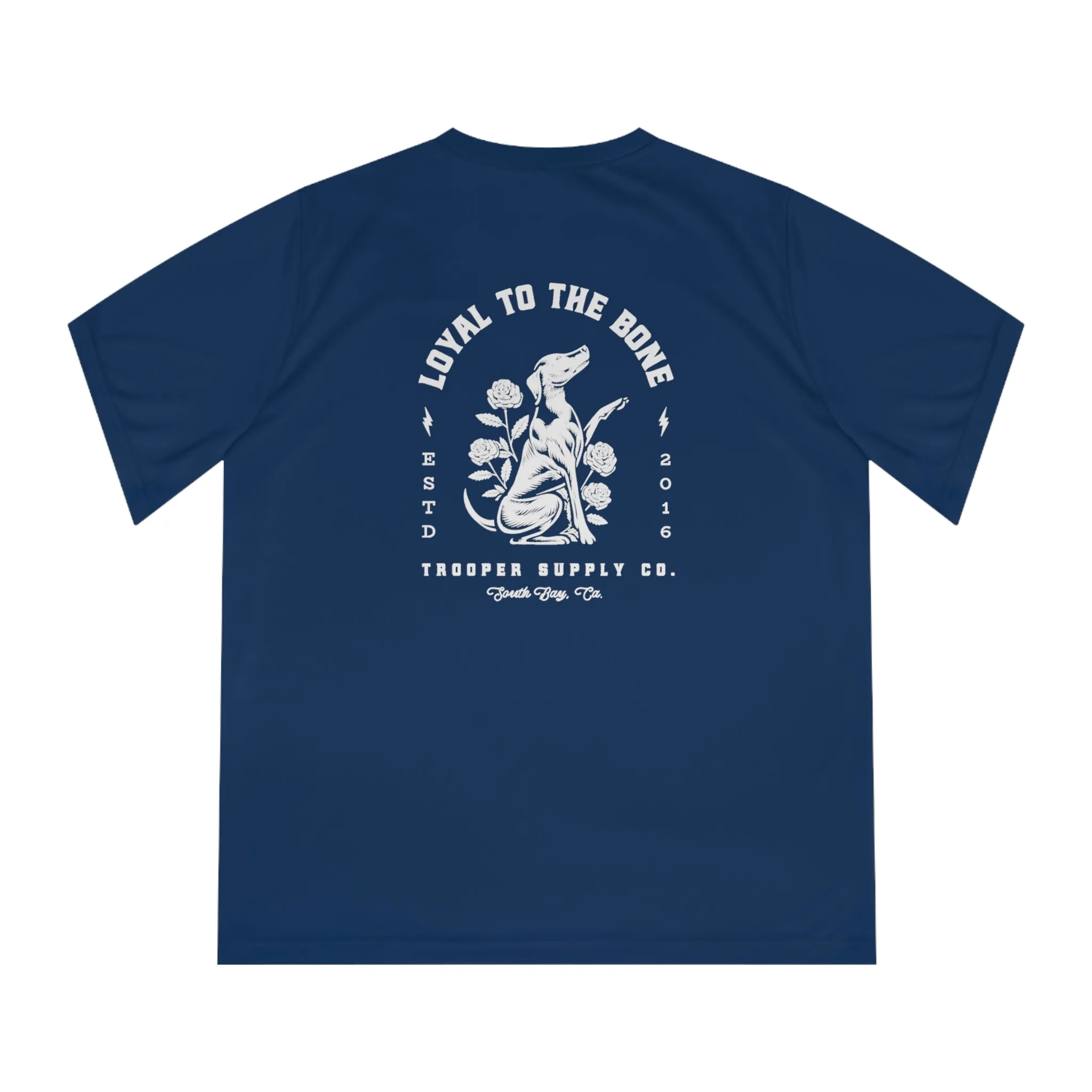 Loyal To The Bone - Women's Performance V-Neck Gym Workout T-Shirt