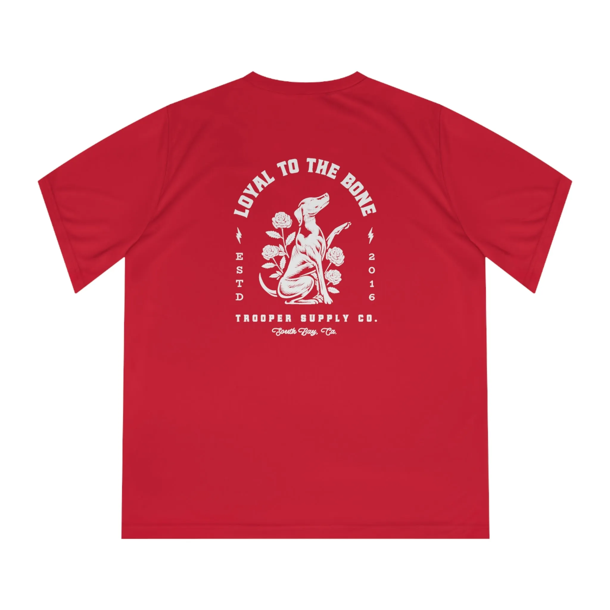 Loyal To The Bone - Women's Performance V-Neck Gym Workout T-Shirt