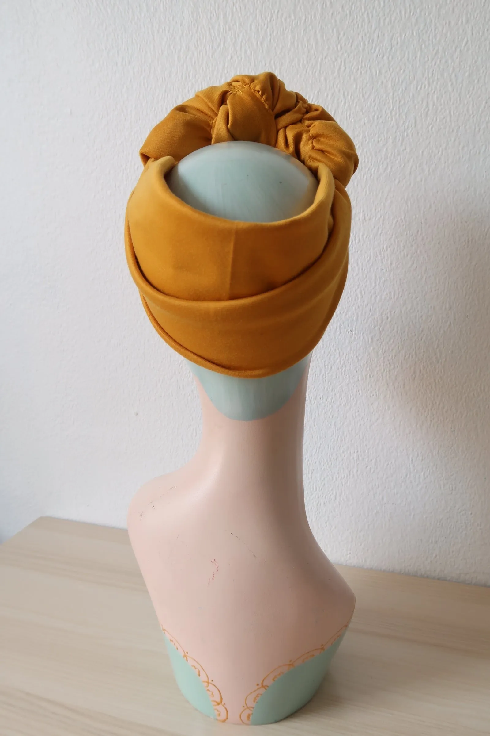 Made To Order: PRINCESS KNOT Vintage Style Pre-tied Headband in in black, white, red, leopard, olive green, mustard, emerald green, light pink, hot pink