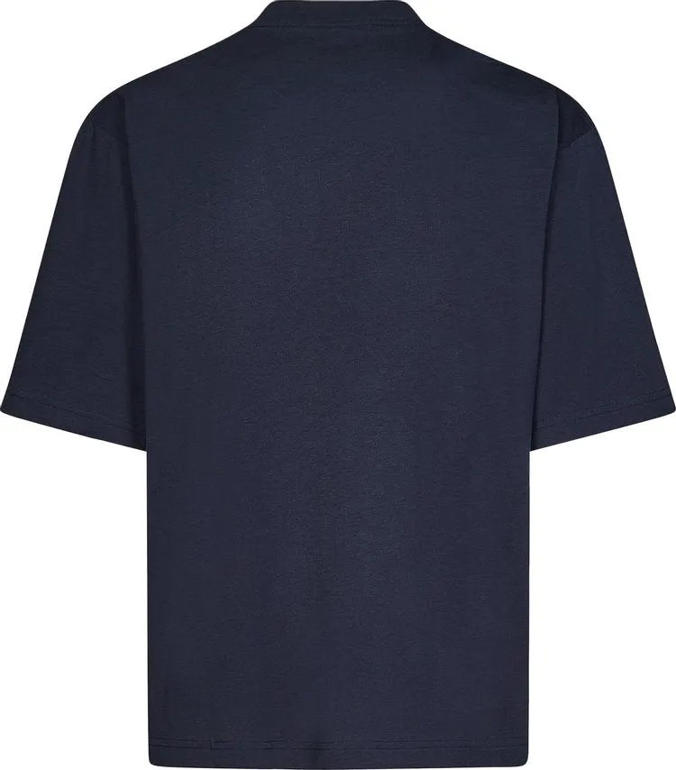 Marni Crewneck Short-Sleeve T-Shirt 'Blue/Black', Blue