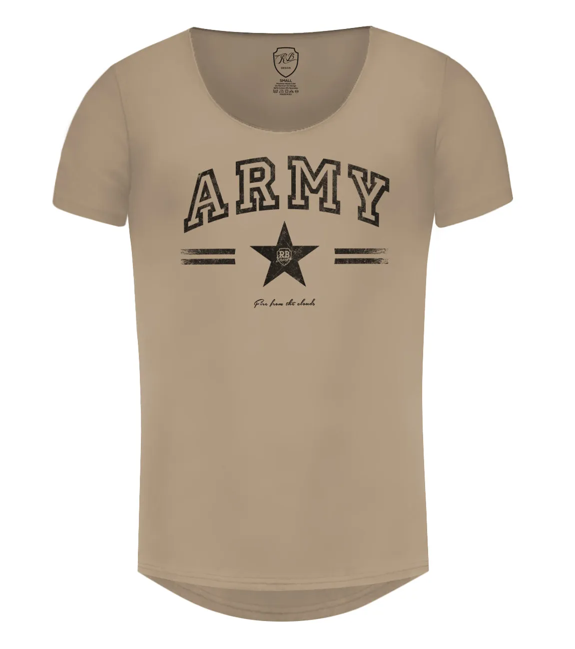 Mens T-shirt Army MD944