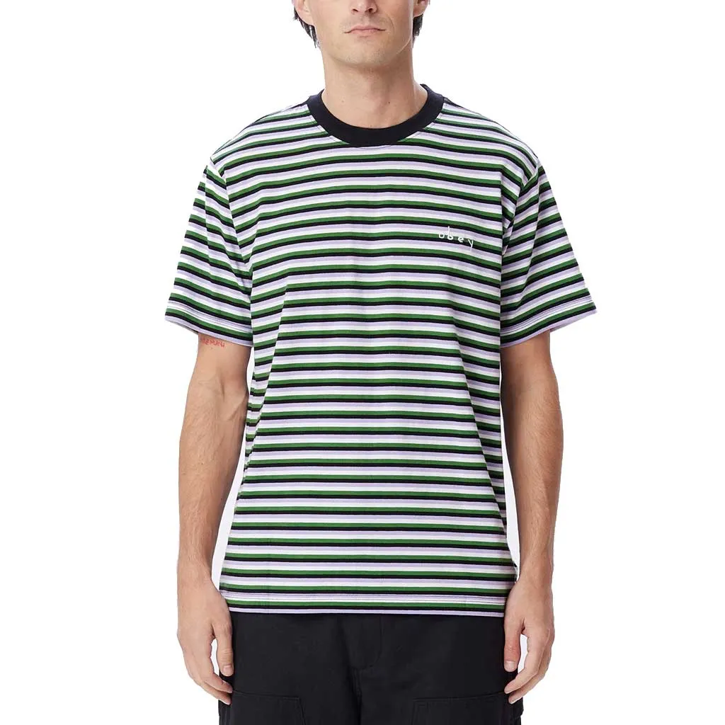 Obey Tribute SS Knit Tee - Black Multi