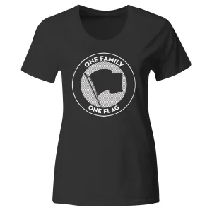 Pirates Press - One Family, One Flag - Black - Fitted T-Shirt
