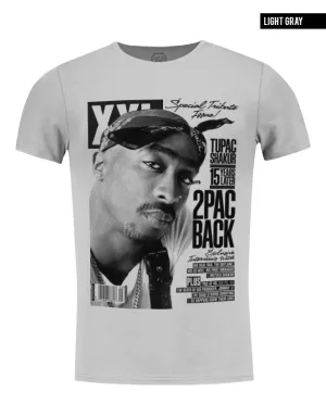 Rare Men's 2pac T-shirt Khaki Gray Beige Hip Hop Graphic Tee / Color Option / MD745