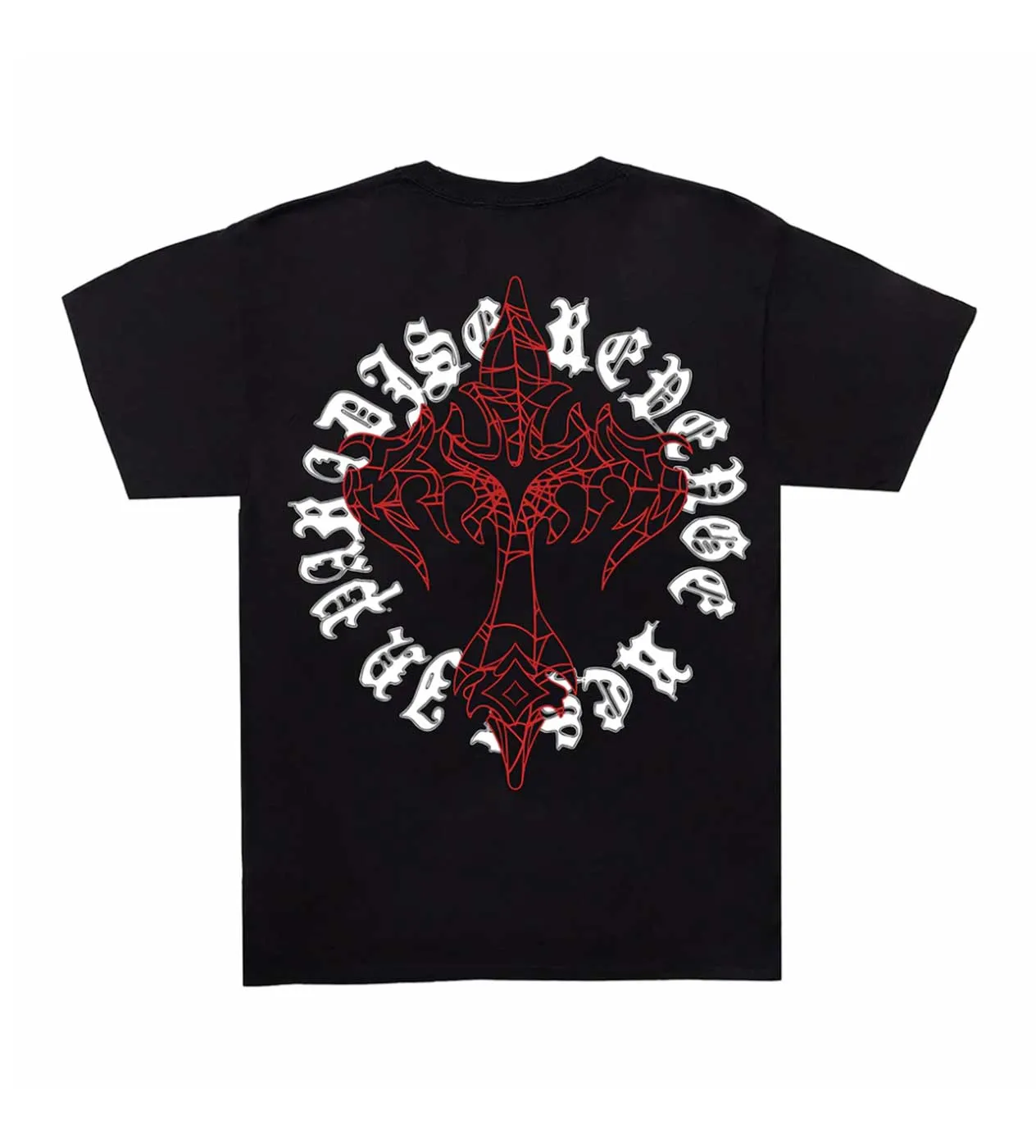 Revenge Web Cross Black Tee
