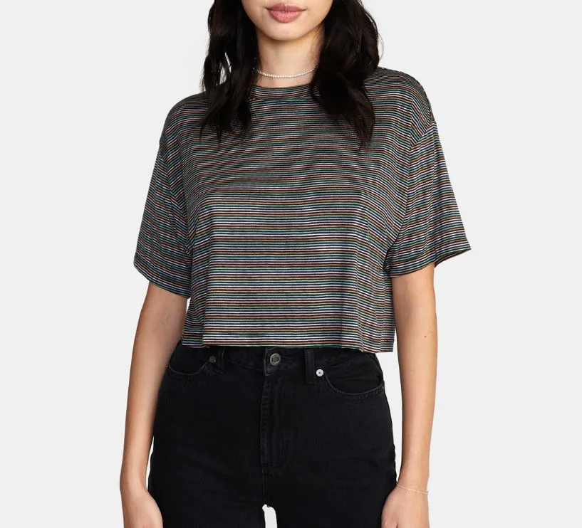 RVCA Womens Hooky Short Sleeve T-Shirt