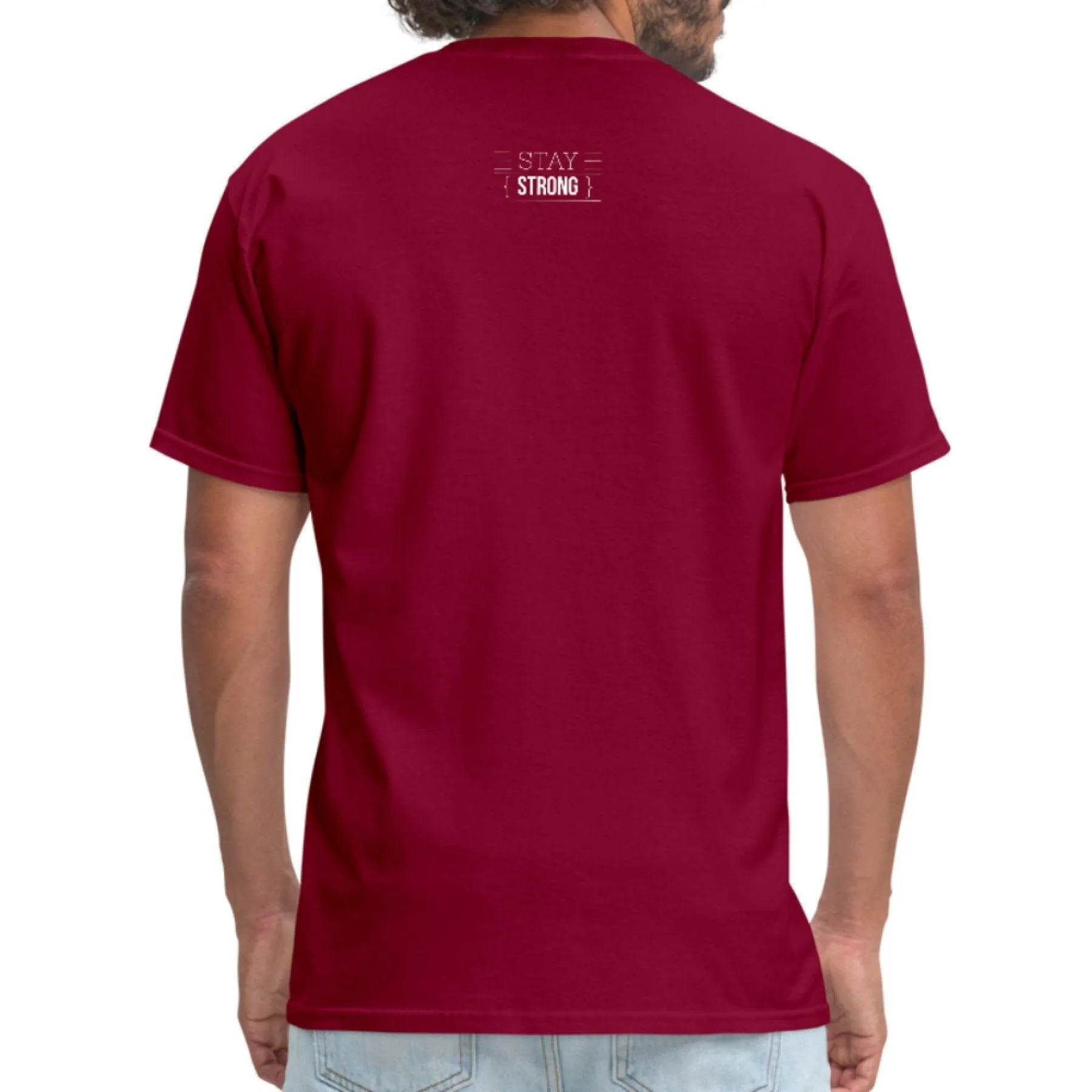 T-shirt - Short Sleeve Tee, Stay Strong Print