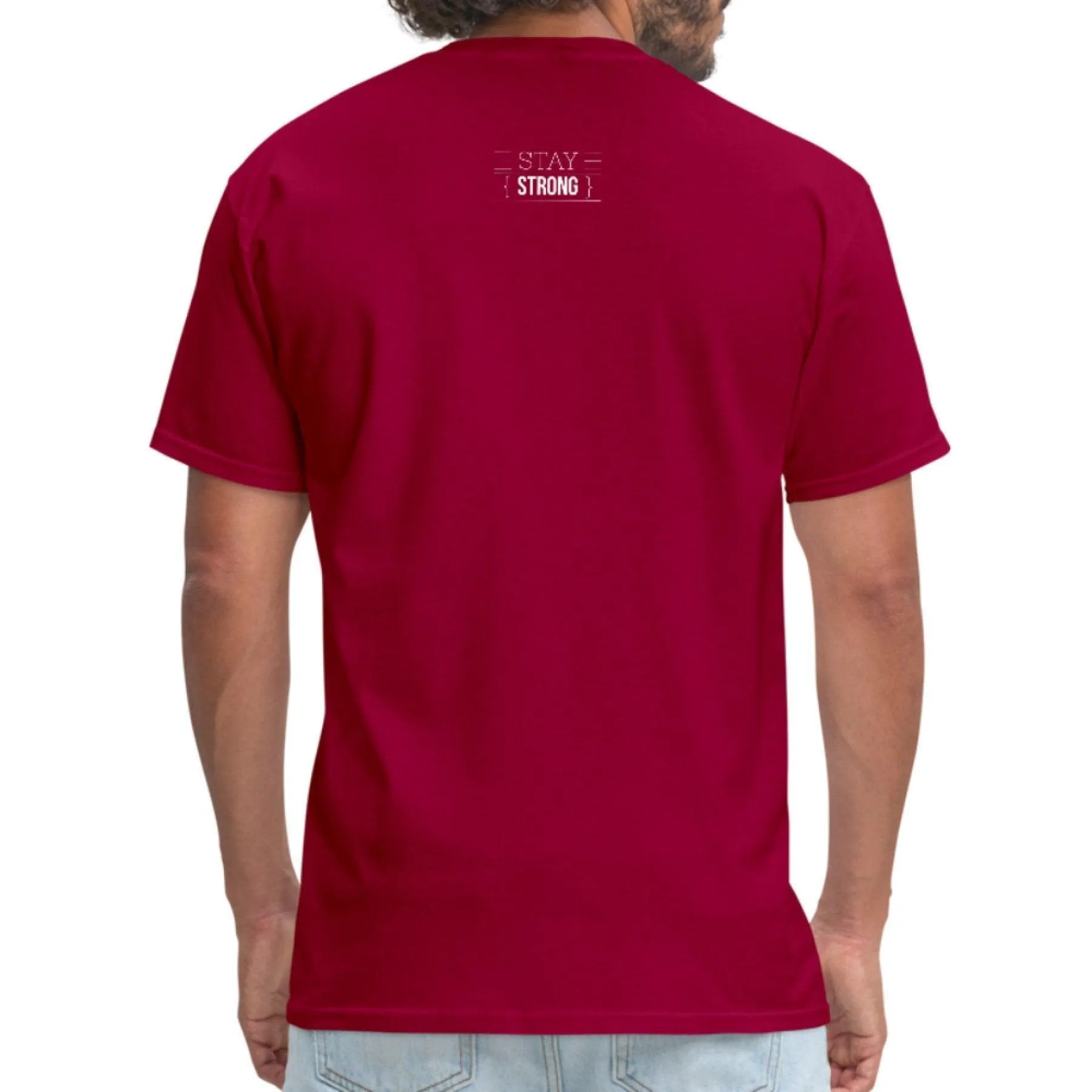 T-shirt - Short Sleeve Tee, Stay Strong Print