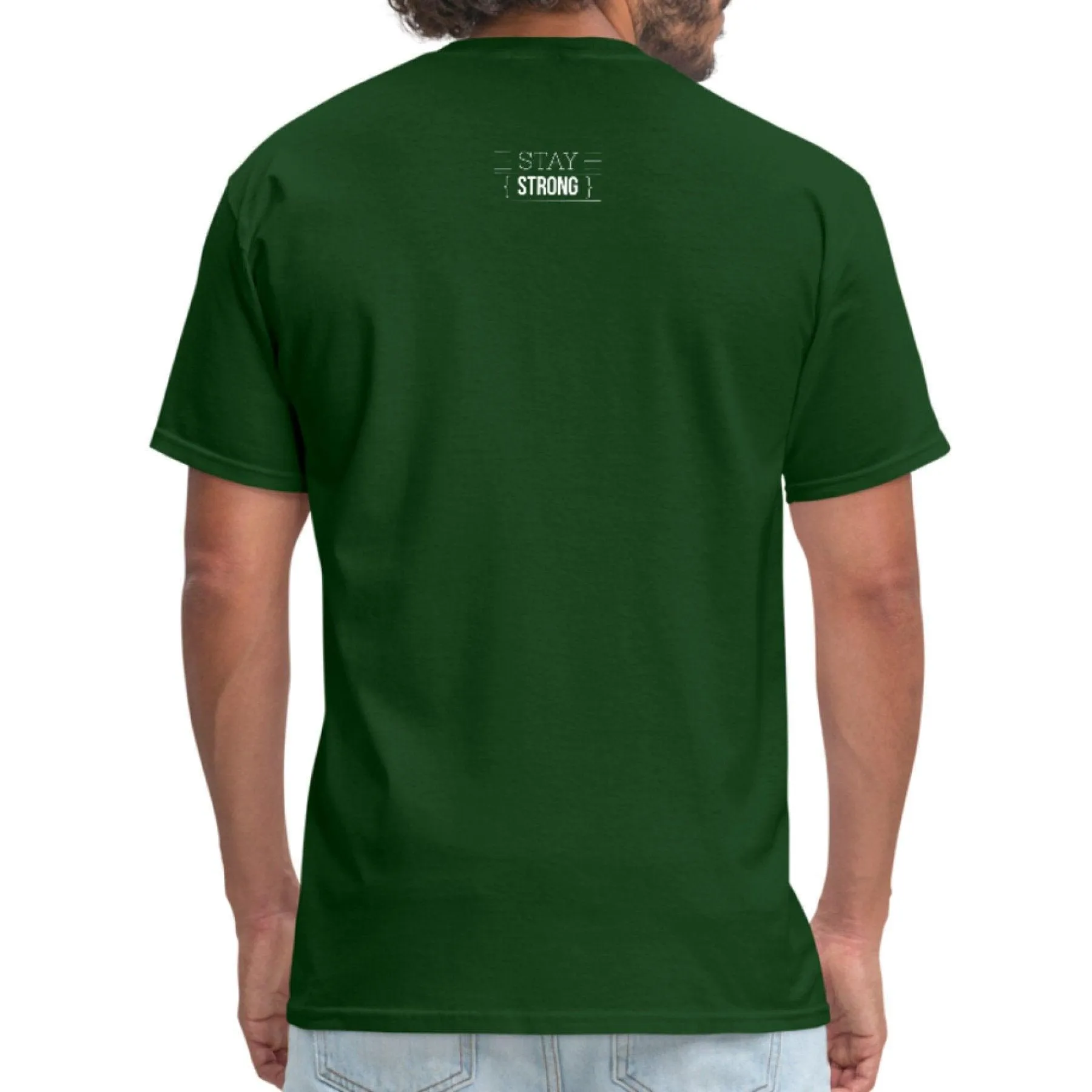 T-shirt - Short Sleeve Tee, Stay Strong Print