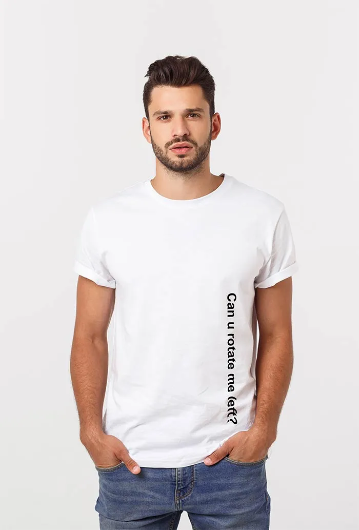 Vinyl Transfer T-Shirt Design, Custom Text Print Unisex T-Shirt, Soft Cotton Cozy T-Shirt with cool graphic